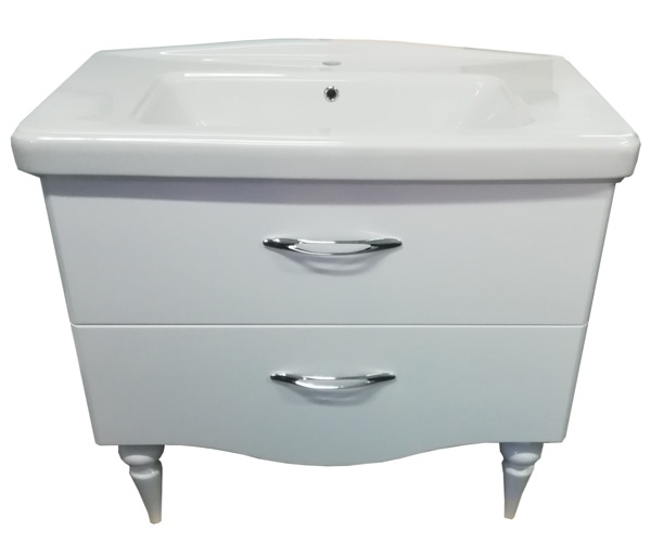 Фото Тумба напольная azario luxury 95 с раковиной retro 95 cs00058285