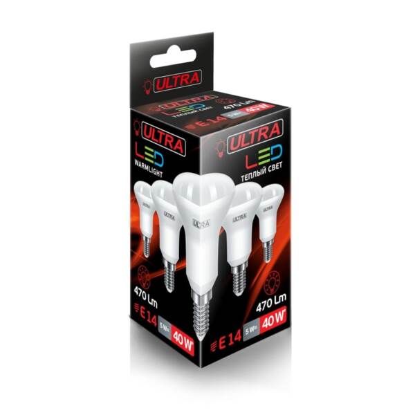 Фото Лампа светодиодная ultra е14 грибок 5вт 3000к 5055268049174
