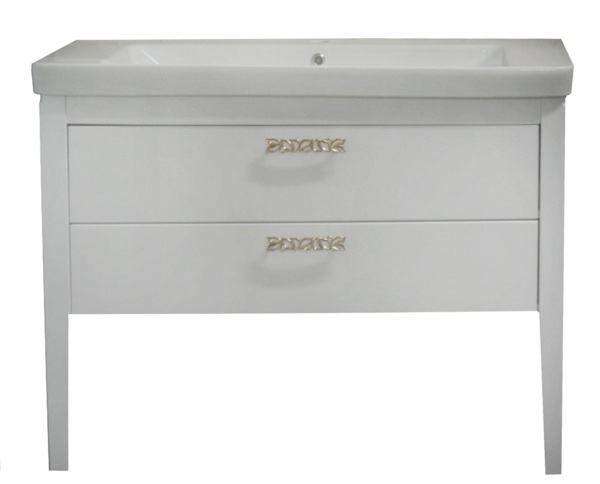 Фото Тумба напольная verona 105 (105*85*46) с раковиной luxury 105 cs00063150