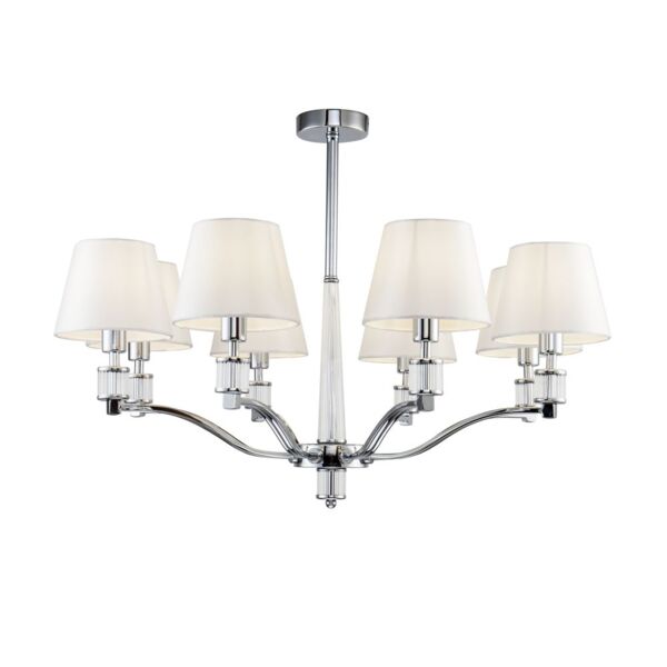 Фото Люстра freya clarissa fr5020pl-08ch хром