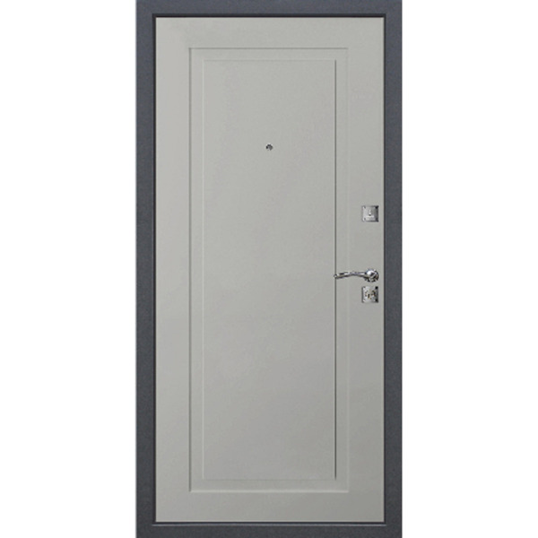 Фото Дверь входная dominanta муар ясень серый эмаль 2050х860 правая