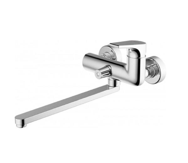 Фото Смеситель для ванны однорычажный bravat vega f6119177cp-01l