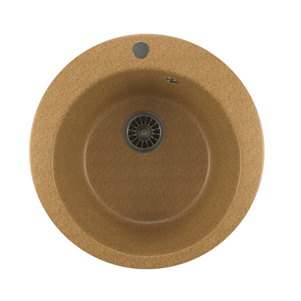 Фото Мойка кухонная искуственный мрамор mixline 49,5х49,5 525084