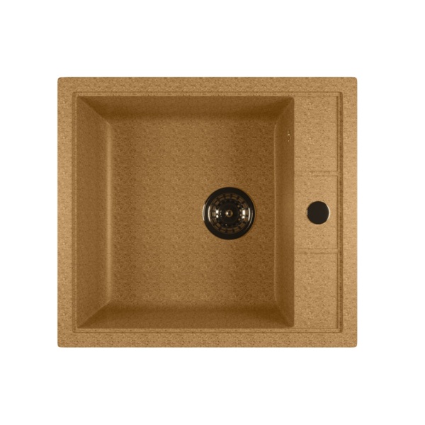 Фото Мойка кухонная искуственный мрамор mixline 45х50 533508