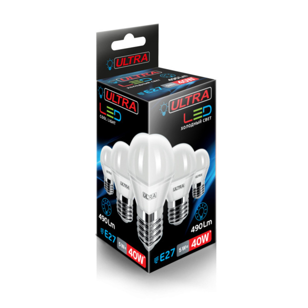 Фото Лампа светодиодная ultra е27 груша 7вт 4000к 5055268047859