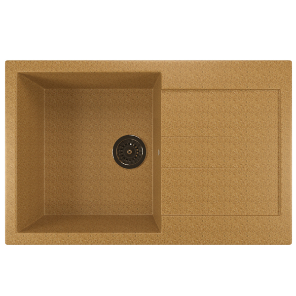 Фото Мойка кухонная искуственный мрамор mixline 49х77 537713