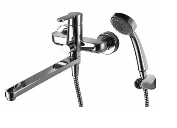 Фото Смеситель для ванны однорычажный bravat stream f63783c-lb