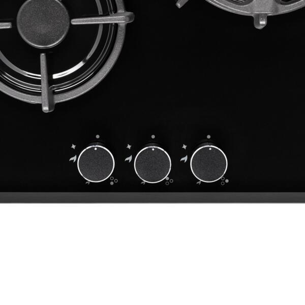 поверхность варочная газовая fiero 45 bl газовая krona независимая 00026349