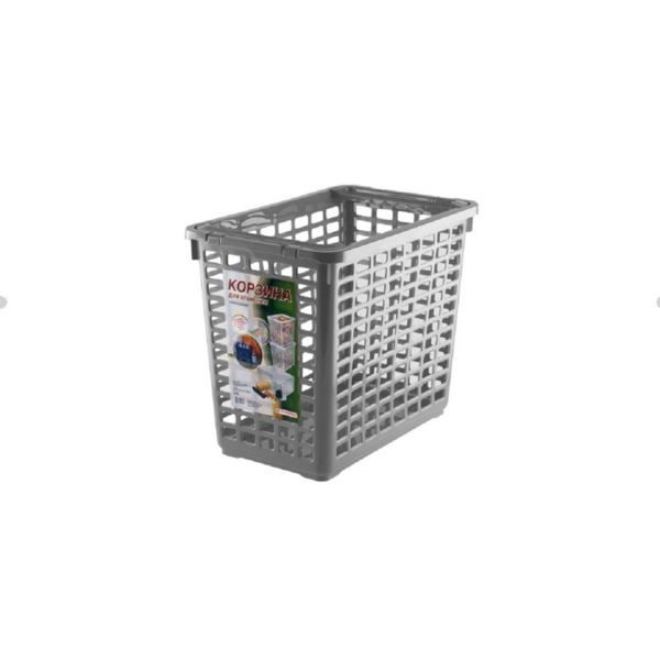 Фото Корзинка для хранения универсальная 22л полимербыт пластик