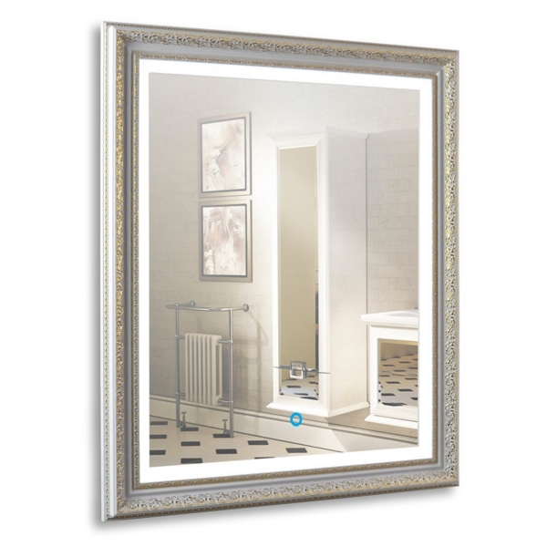 Фото Зеркало для ванной комнаты с подсветкой mixline марсель 533674