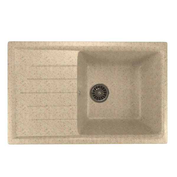 Фото Мойка кухонная искуственный мрамор mixline 50х75 525152