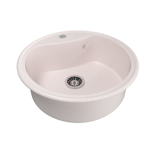 Фото Мойка кухонная искуственный мрамор mixline 49х49 533499