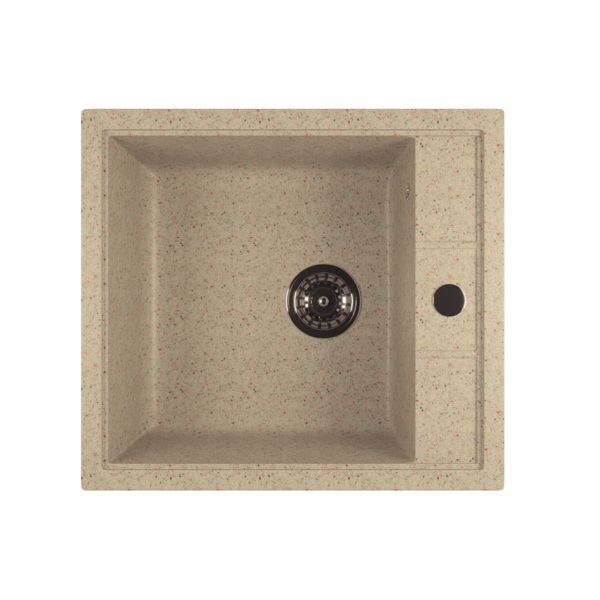 Фото Мойка кухонная искуственный мрамор mixline 45х50 533509