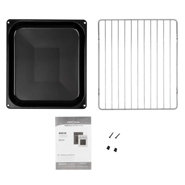 шкаф духовой электрический breve 45 wh krona независимый 00026333