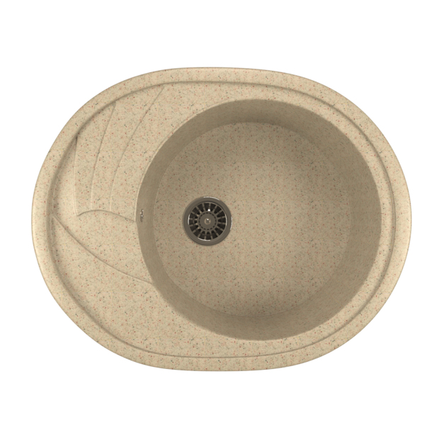 Фото Мойка кухонная искуственный мрамор mixline 46х57 525120