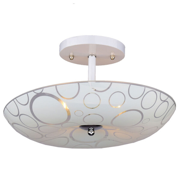 Фото Люстра потолочная россвет рс19092 wt/2c е27 2x60вт ip20