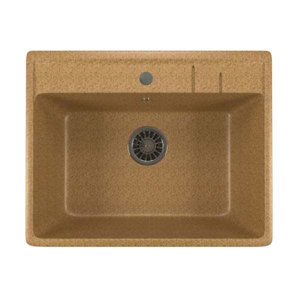 Фото Мойка кухонная искуственный мрамор mixline 49х55 525100