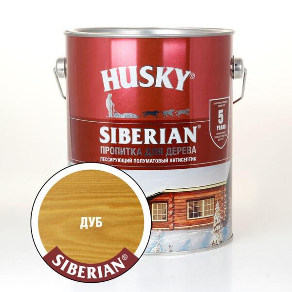 Фото Антисептик husky siberian дуб 2,7л