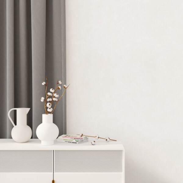 Фото Обои 7145-00 euro decor fractal флизелин 1.06x10,05м однотонный белый