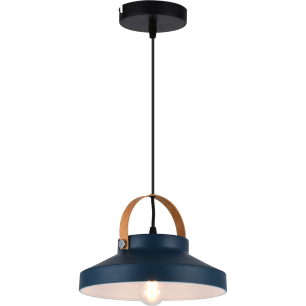 Фото Светильник подвесной toplight wendi tl1225h-01gr е27 ip20 синий