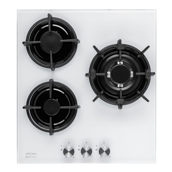 поверхность встраиваемая газовая варочная krona fiero 45 wh