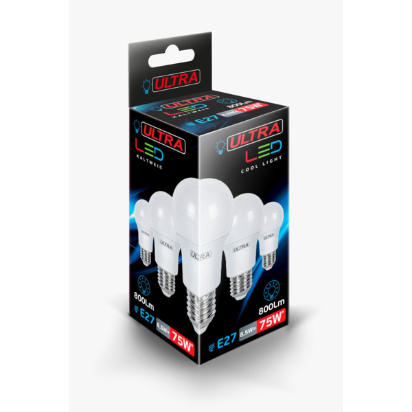 Фото Лампа светодиодная ultra  е27 груша 8.5вт 4000к 5055268047972