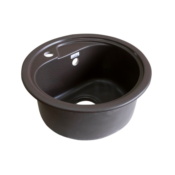 Фото Мойка кухонная искуственный мрамор mixline 44х44 547527