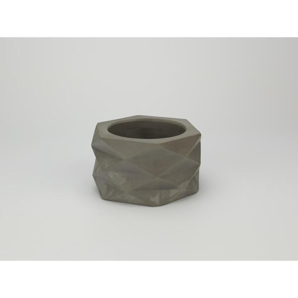 Фото Кашпо техно vipset 0,22л серый