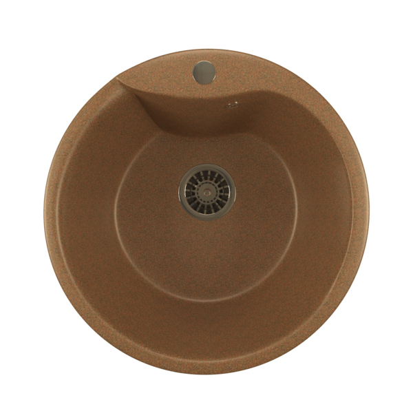 Фото Мойка кухонная искуственный мрамор mixline 48х48 525081