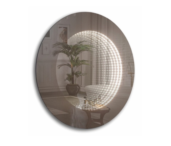 Фото Зеркало с подсветкой mixline солярис d770 77х77 539796