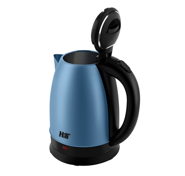 чайник электрический стальной 18л 15квт синий hitt ht-5004