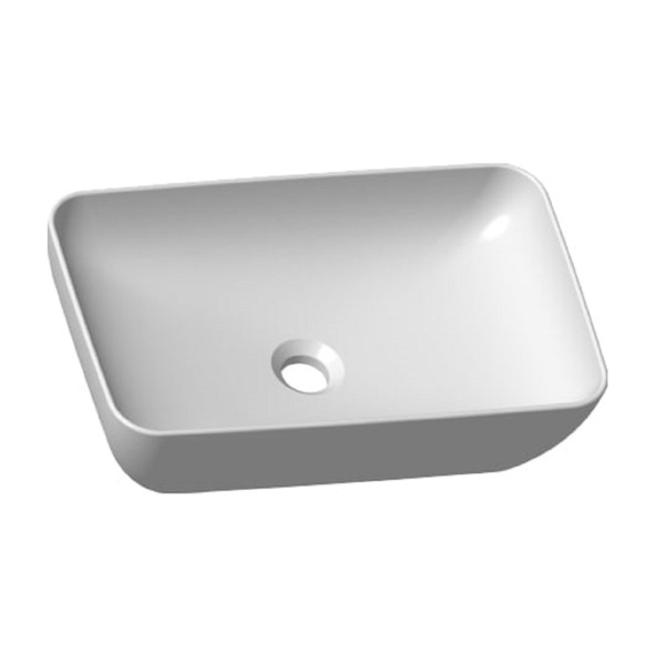 Фото Раковина накладная ravak uni 500 r slim керамический белый xjx01150001