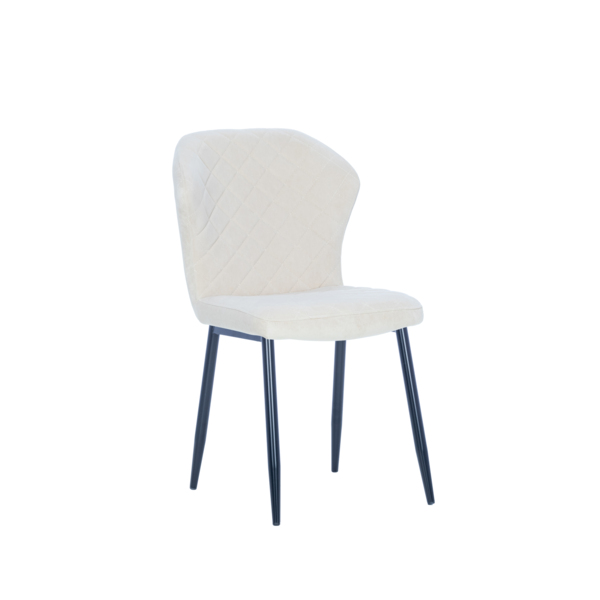 Фото Стул leset шейл, каркас черный, велюр ultra sand песок