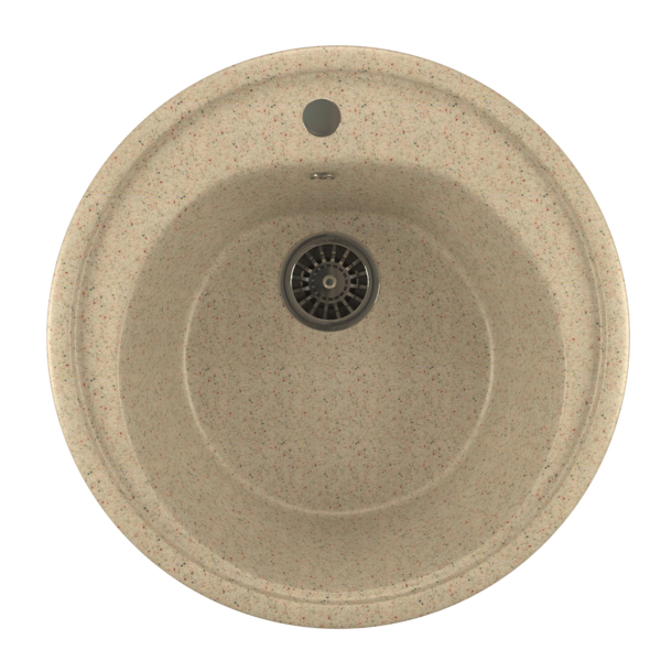 Фото Мойка кухонная искуственный мрамор mixline 50х50 525072