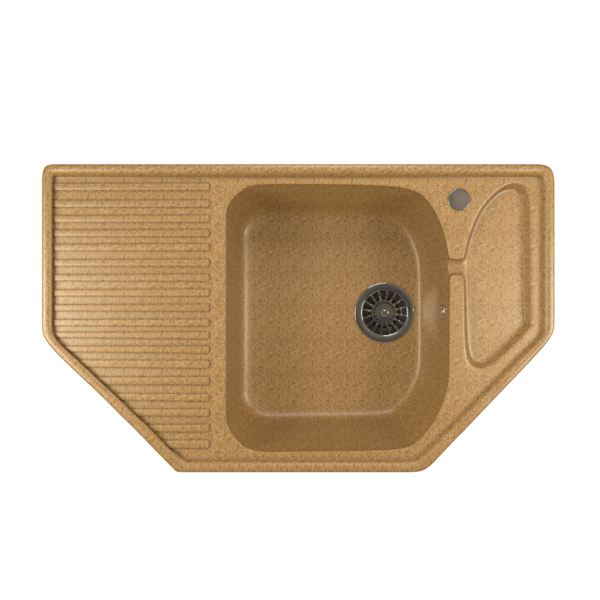 Фото Мойка кухонная искуственный мрамор mixline 49х78 525192