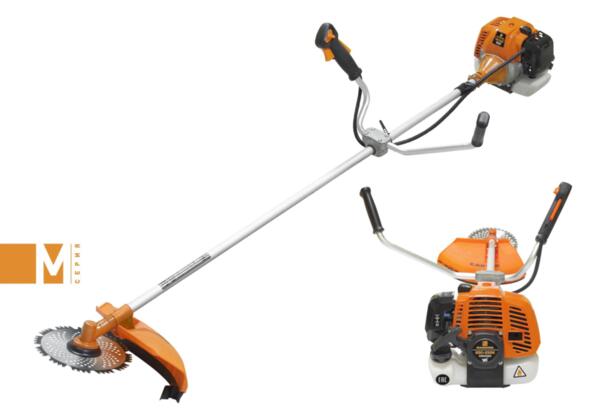 Фото Бензотриммер gbc-033m, ранец, диск 48 зуб., леска 2,4 carver 01.001.00020