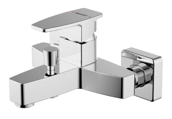 Фото Смеситель для ванны однорычажный bravat riffle f672106c-01