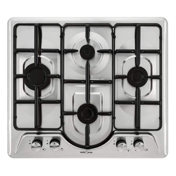поверхность варочная газовая agata 60 ix krona независимая ка-00000925