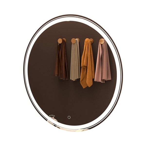 Фото Зеркало с подсветкой mixline о d800 80х80 545091