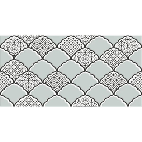 Фото Декор эллен бирюзовый 40х20 1641-8646