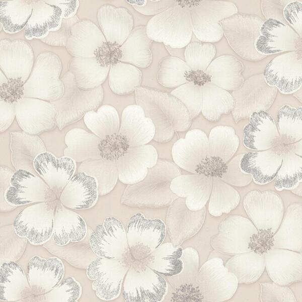 Фото Обои fm71804-22 family junis флизелин 1.06x10,05м флористика бежевый