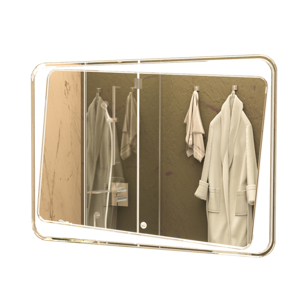 Фото Зеркало для ванной комнаты с подсветкой mixline бенито 545877