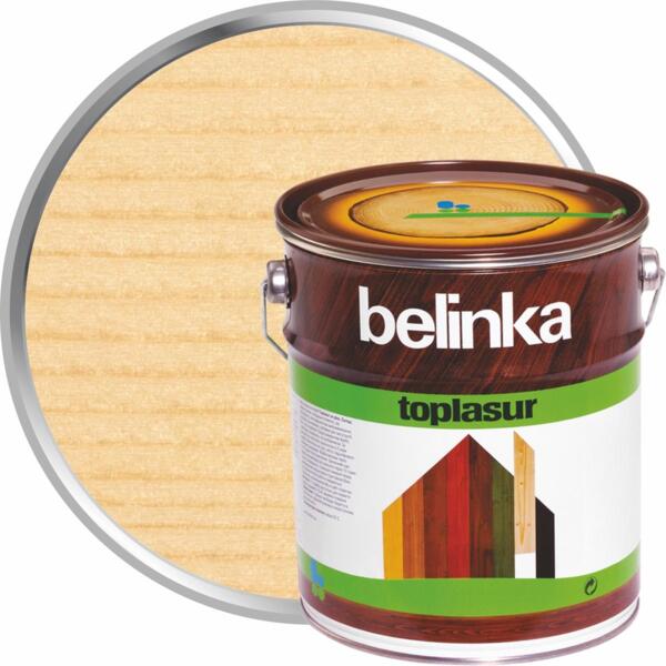 Фото Покрытие деревозащитное belinka toplasur №12 10л бесцветный