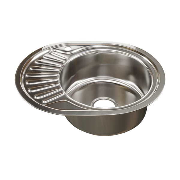 Фото Мойка кухонная нержавеющая сталь mixline 45х57 533710