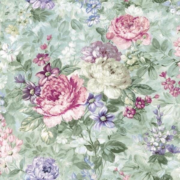 Фото Обои д719-04 соф белль бумага 0,53*10,05м флористика многоцветный