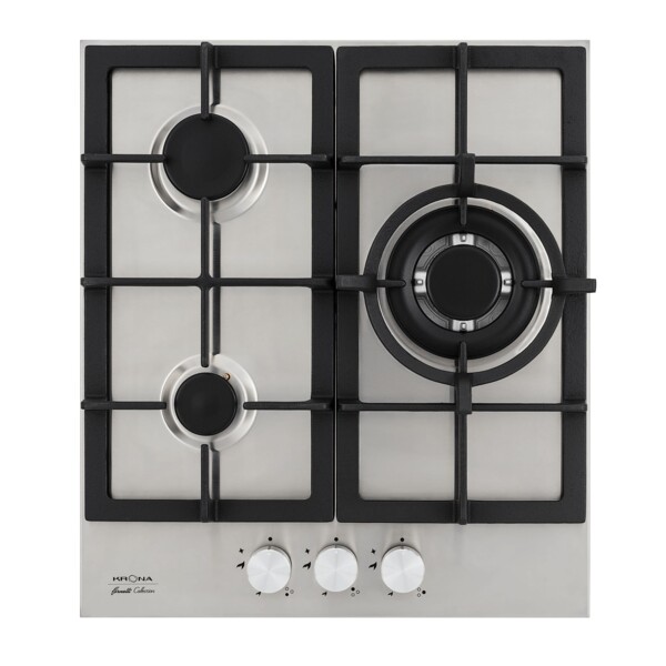 поверхность встраиваемая газовая варочная krona tordo 45 ix