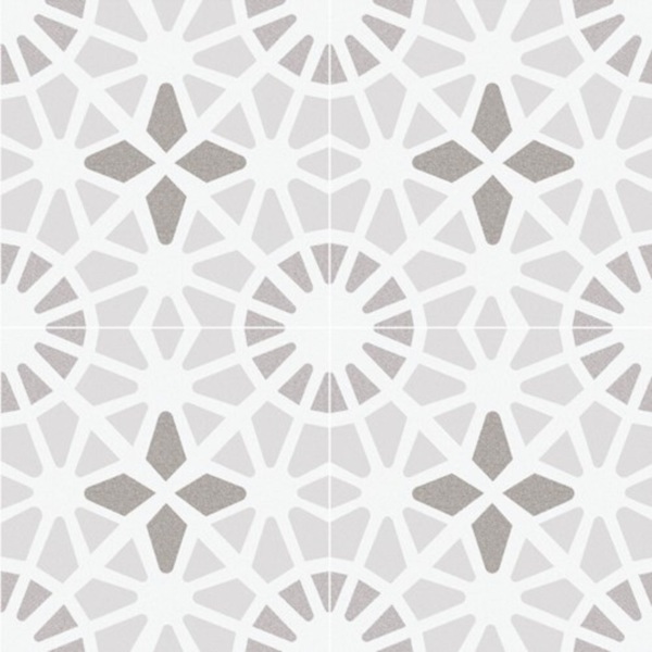 Фото Плитка напольная cut adele cloud grey серый 45x45 53047