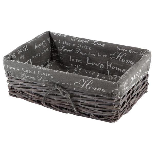 Фото Корзина для хранения sweet home волшебная страна с текстильным вкладышем прямоу