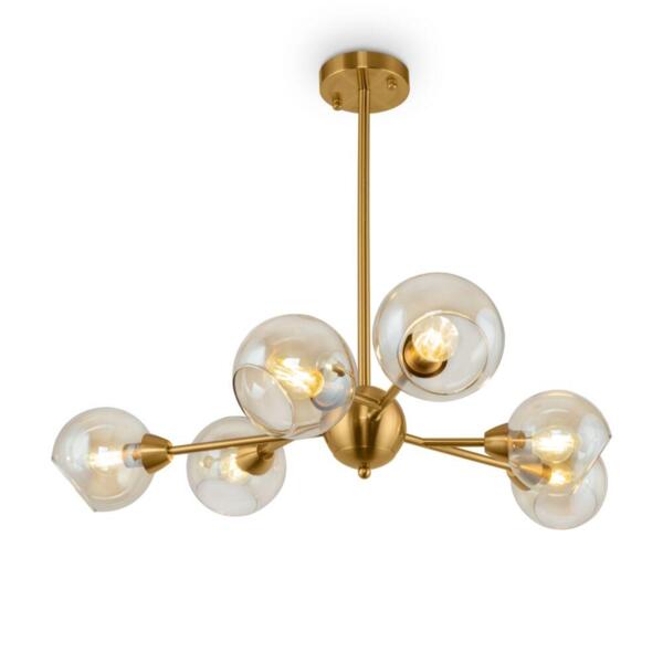 Фото Люстра freya sherry fr5121pl-06g латунь антик