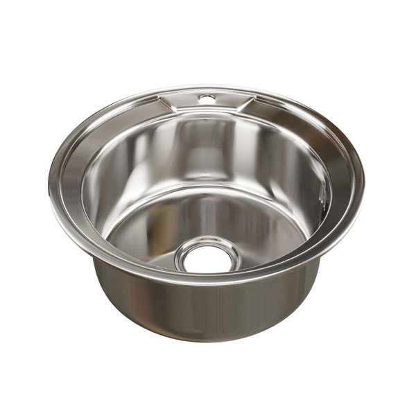 Фото Мойка кухонная нержавеющая сталь mixline 49х49 528182